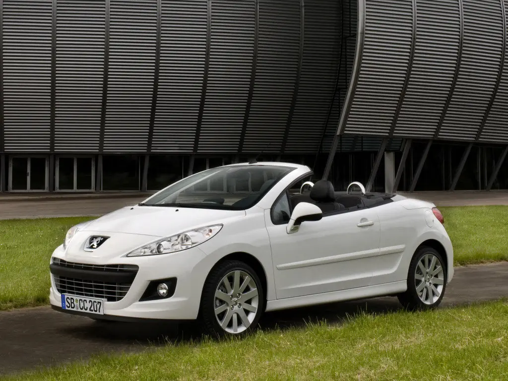 Peugeot 207 (WB) 1 поколение, рестайлинг, открытый кузов (07.2009 - 10.2011)